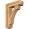 Ekena Millwork Legacy Craftsman Rough Sawn Bracket w/ Offset Brace, Western Red Cedar, 8"W x 28"D x 36"H BKT0806X28X36LEC04RWR - alternate 1